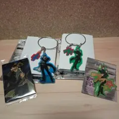 ●ジョジョの奇妙な冒険 マツキヨココカラ●ワイヤーアクリルキーホルダーステッカー