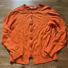 TORRAZZO DONNA ビジューボタン カーディガン オレンジのサムネイル