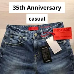 新品 レッドカードトーキョー 35th Anniversaryデニムcasual