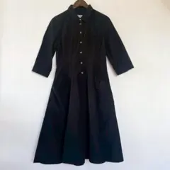 MHL マーガレットハウエル ドライコットンポプリンシャツワンピース