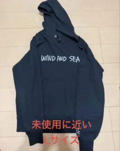 상태좋음 WIND AND SEA パーカー ウィンダンシー ブラック L