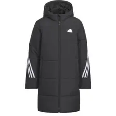 アディダス adidas ジュニア ベンチコート パデッドジャケット 160 黒