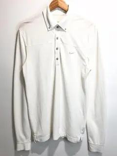NIKE GOLF ロゴ刺繡 ボタンダウン ポロシャツ SIZE：M■0530Q