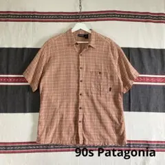 90sPortugal製 PatagoniaオンブレチェックA/Cシャツ 人気