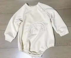 【美品】 ロンパース 虹 80