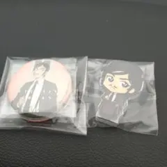 名探偵コナン セガラッキーくじ 諸伏高明 缶バッジ アクリルブロック