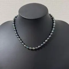訳あり】黒真珠ネックレス 7.0-7.5mm 染め パール 冠婚葬祭 - メルカリ