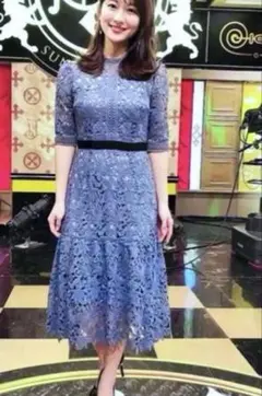 セルフォードcelfordケミカルレースワンピースドレス石原さとみ佳子様佳子さま