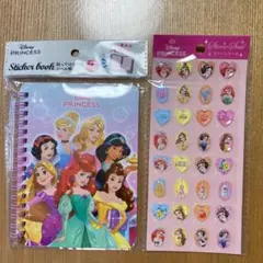Disney Princess ステッカー付きノート