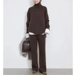 2024AW SLOBE IENA REPOS タートル ニット プルオーバー