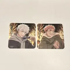 呪術廻戦 呪術 マルキューブ 丸ビル コースター 特典 五条悟 虎杖悠仁