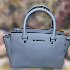 未使用品　MICHAEL KORS ライトブルー ハンドバッグ　2way