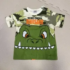 恐竜 カモフラージュ Tシャツ 90cmのサムネイル