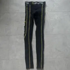 SKINS スキンズ　コンプレッションタイツ ブラック イエロー XS