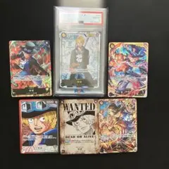 ワンピースカード　サボ5枚セット　手配書　他 ワンピースカード サボ5枚セット 手配書 他 - メルカリ