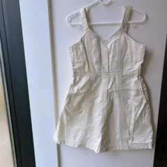 アイボリー ジャンバースカート 110