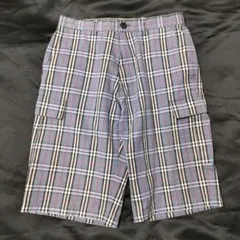 Burberry checked half pants y2k grunge