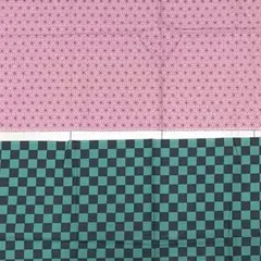 鬼滅の刃柄　生地　布　お裾分け　はぎれ