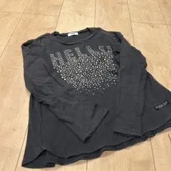 BREEZE 長袖カットソー 120 ダークグレー