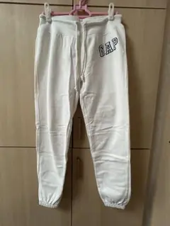 GAP ホワイト ジョガーパンツ US XXS