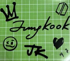 BTS アミボム ペンライト ステッカー シール ジョングク - メルカリ