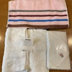 ギフト　フェイスタオル二枚　今治ハンドタオル　一枚