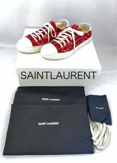 SAINT LAURENT ペイズリー柄 スニーカー36美品のサムネイル