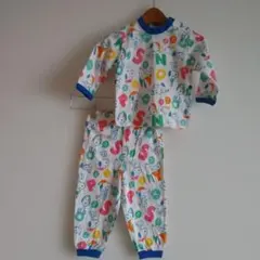 ファミリアスヌーピーカラフル ベビーパジャマ 80-90