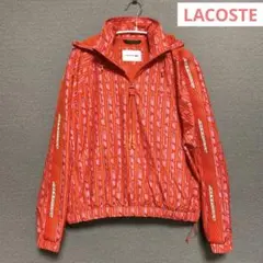 LACOSTE ウィンドウ　アノラックパーカー ゴルフ オレンジ