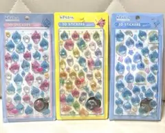 しずくちゃん　ボンボンドロップシール　3枚セット