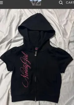 9090girlNinetyGirlShortSleeveZipHoodie