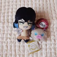 鬼滅の刃　嘴平伊之助　ぬいぐるみ＆バッジ