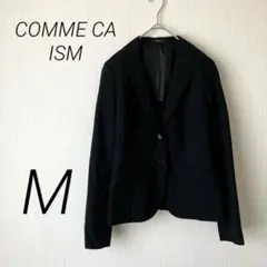 COMME CA ISM テーラードジャケット　シンプル　黒　M