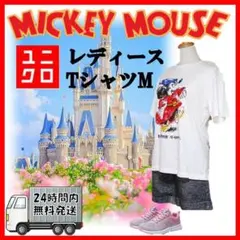 ユニクロ ミッキーマウス Tシャツ サイズM