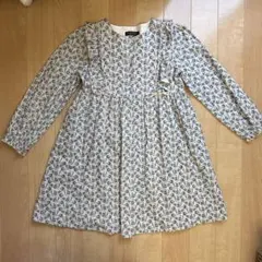BeBeキッズ 花柄長袖ワンピース 150