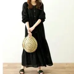 Sonny Label　MIXカットワークコットンレースワンピース　2023SS