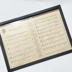 楽譜 インテリア 額縁付き