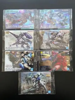 ガンプラパッケージアートグミ3カード7枚セット