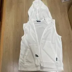asics GOODSHOT フード付きベスト ホワイトのサムネイル