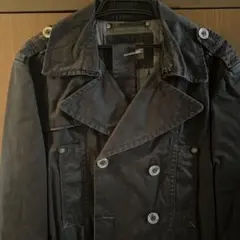 SALE ダークグレー トレンチコート　ブランドenergy