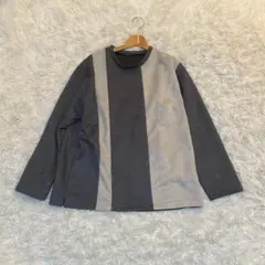 COMME CA ISM 切替デザイン長袖カットソー Mサイズ