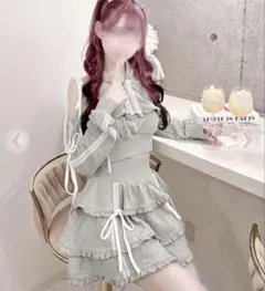 ハニーミュウ はにみゅ イモちゃん リボンツイードセットアップ 黒
