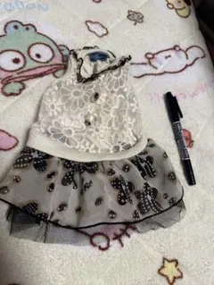 犬用ドレス レース付き SSサイズ