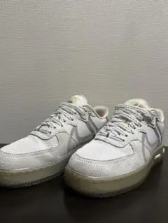 NIKE AIR FORCE 1 REACT QS white