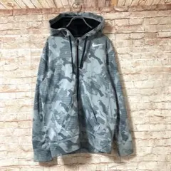 ナイキ NIKE パーカー サーマフィット フルジップ 総柄 ジャージ 羽織り