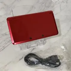 【動作品・付属品付き】ニンテンドー 3DS 本体 良品 ワイン レッド 赤