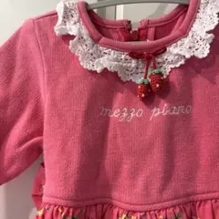 メゾピアノ♡阪急限定♡いちごワンピース♡110センチ美品♡ストロベリーワンピース メゾピアノ♡阪急限定♡いちごワンピース♡110センチ美品