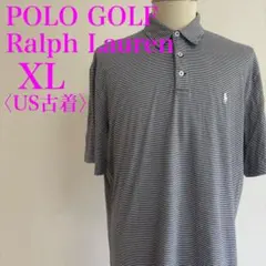 ラルフローレンPOLO GOLF ボーダー　ピマ天竺 半袖ポロ 上質　良品
