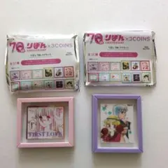 2個　ときめきトゥナイト　マグネット　セット　りぼん　70周年　3coins