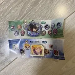 くら寿司 鬼滅の刃 2個セット【缶バッチ：富岡義勇 消しゴム：我妻善逸】